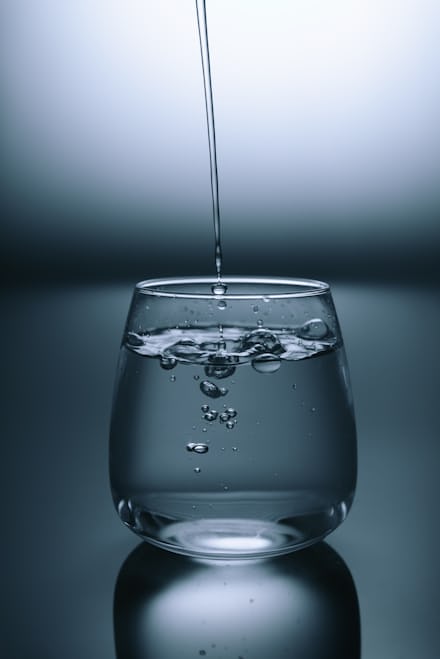 Water being poured